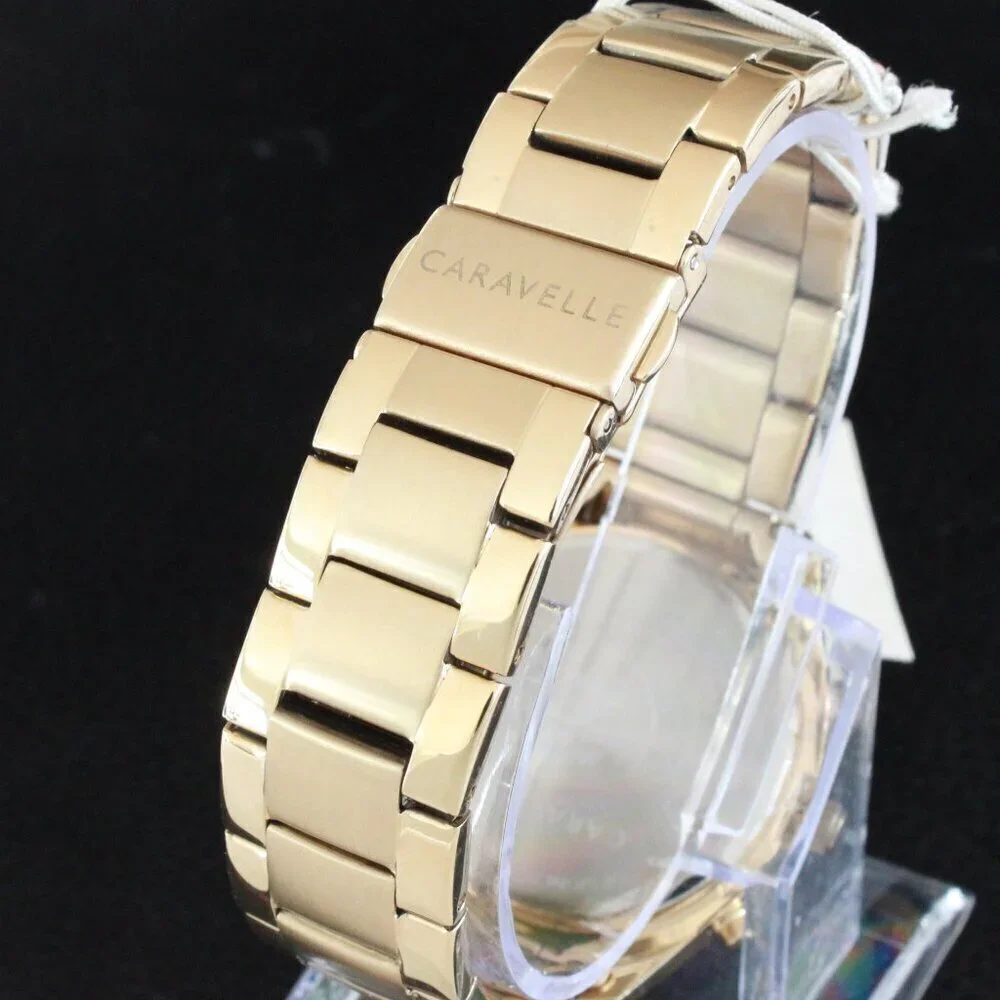 Caravelle Ladies Chronograph By Bulova Champagne Dial 36mm